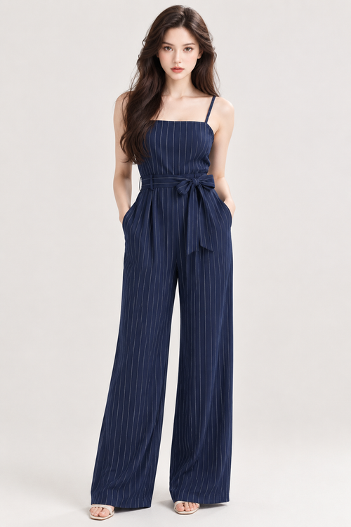 Bohemian Midnight Blue Jumpsuit